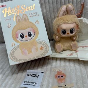 BABA - Have a Seat Labubu. Brown.New. Box opened to verify. Authentic. So cute!